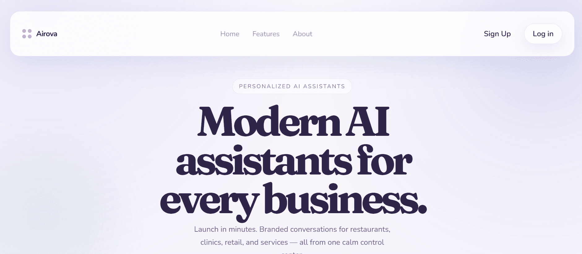 Airova AI Assistants