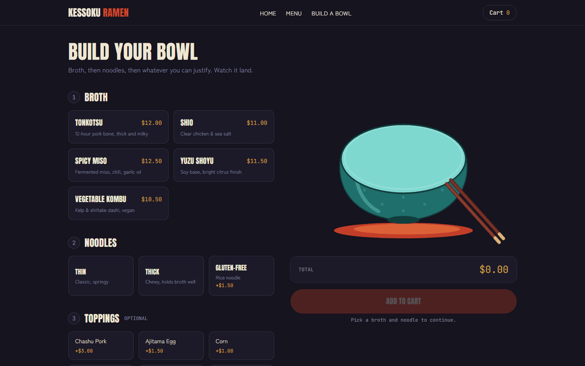 Bowl Builder