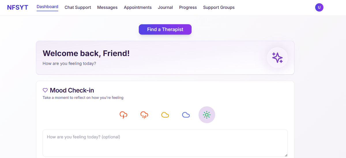 Therapy Chat Interface