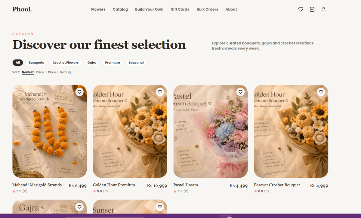 Bouquet Builder