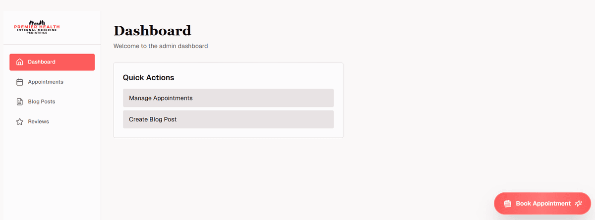 Admin Dashboard