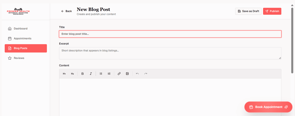 Blog Post Editor
